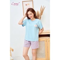 Đồ Bộ Mặc Nhà Emma Áo Cotton, Quần Kate EHSCK.22.47.04