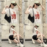 Đồ Bộ Mặc Nhà Nữ Cotton Quần Legging Lửng Co Giãn 4 Chiều Dễ Thương [CODE 2] - BB REAL