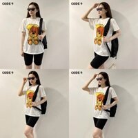 Đồ Bộ Mặc Nhà Nữ Cotton Quần Legging Lửng Co Giãn 4 Chiều Dễ Thương [CODE 9] - BB REAL