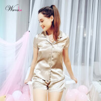 Đồ bộ mặc nhà WANNABE BS99P đồ bộ sọt pijama kiểu dáng sống mãi với thời gian - Cacao - M