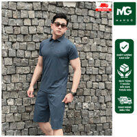 Đồ bộ nam Adidas cao cấp phom dáng đẹp chất mát mùa hè Mango MG5-0031 Đồ thể thao nam hàng xuất dư mùa hè 2025