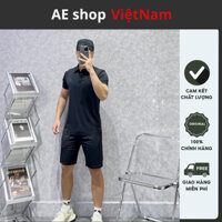 Đồ bộ nam mùa hè cao cấp cộc tay vải mát chuẩn phom xịn đẹp Hàng Hiệu Ae Shop MK634 Bộ quần áo nam hot trend mùa hè 2025