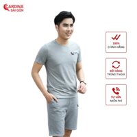 Đồ Bộ Nam Thể Thao Cao Cấp Chính Hãng 𝐂𝐀𝐑𝐃𝐈𝐍𝐀 𝑺𝒂̀𝒊 𝑮𝒐̀𝒏 Chất Liệu Cotton Co Giãn Thấm Hút Mồ Hôi Mã 9EM1