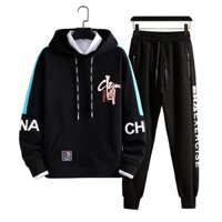 Đồ bộ nam ZENKODLMEN áo hoodies nỉ dài tay chữ CHINA và quần jogger thể thao - TOP 202 + JG 75