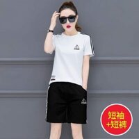 ĐỒ BỘ NGẮN COTTON LẠNH NỮ THỂ THAO CO DÃN THOÁNG MÁT XTP