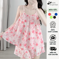 Đồ Bộ Ngủ 2 Dây Mặc Nhà Đủ Size, Bộ Mặc Nhà 2 Dây Chất Liệu Mềm Mát