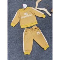 Đồ bộ nỉ bé trai dài vàng BURBERRY 1798