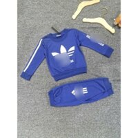 Đồ bộ nỉ bé trai dài xanh a..das 1775