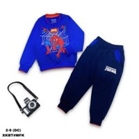 Đồ bộ nỉ bé trai tay dài spiderman 1822-1823