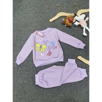 Đồ bộ nỉ tím Ler Your Heare Seng 1724