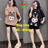 Đồ Bộ Nữ Lửng Ngố Labubu Eshop Đồ Mặc Nhà Nữ Set Bộ Xinh Bigsize Đẹp Dễ Thương Đi Chơi Ngủ Cute Db79