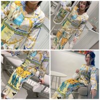 Đồ bộ nữ mặc nhà thời trang Bingsize 40_65kg Đồ bộ lụa satin cao cấp mát mẻ thoải mái mùa hè