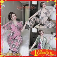 Đồ Bộ Nữ Mặc Nhà❤️ Bộ Đồ Nữ Tay Cánh Dơi Quần Dài Lụa Mango - MOMOSA Shop