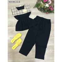 Đồ bộ nữ quần 9 tấc