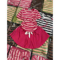 Đồ bộ nữ, SÉT bộ BIGSIZE , bộ đùi Sọc thun gân mặc nhà