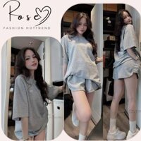 đồ bộ nữ, set đồ nữ chất thun zip cao cấp quần đùi chun phong cách thể thao năng động ROSE hcom25148