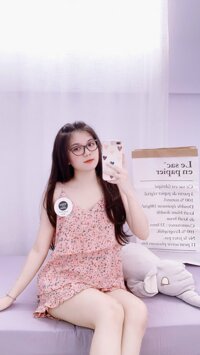 Đồ bộ nữ,đồ ngủ mặc nhà nữ đùi tầng vải lụa mango BN 58 họa tiết hoa nhí dễ thương size đại 58-65kg - Size 58-63,65kg - Hồng phấn