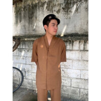 Đồ Bộ Pháp Phục Nam Bà Lai Linen , set pháp phục nam