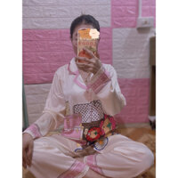 Đồ bộ pijama tay dài nữ