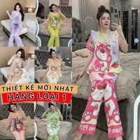 Đồ bộ pijama tay ngắn lụa mềm , size dưới 60kg , đồ bộ nữ thiết kế mới nhất , giá rẻ tận xưởng đồ bộ p97 freeship
