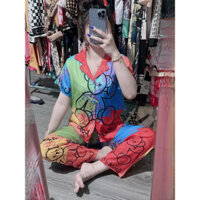 đồ bộ quần dài tay cộc