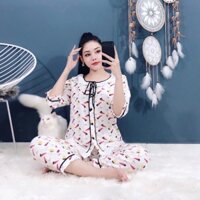 Đồ bộ satin lụa cao cấp