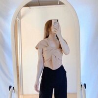 Đồ bộ set áo croptop và chân váy