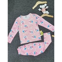 Đồ bộ tay dài bé gái hồng hello kitty 1099