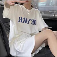 Đồ Bộ Thể Thao Mặc Nhà MEYRR Có Đủ Màu, Chất Vải Thun Lạnh Siêu Mát Phong Cách Tiểu Thư Năng Động Cá Tính - Trắng - M