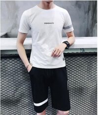 đồ bộ thể thao nam hàn quốc mặc nhà - Trắng - M