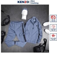 Đồ bộ thể thao nam nỉ kéo khóa thu đông Adidas Hàng Loại 1 Kenzo KZ10112 Bộ nỉ nam dài tay bền đẹp hàng hiệu 2022
