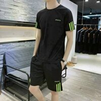 Đồ Bộ Thể Thao Nam Nữ Unisex Phối Sọc Dọc Sport