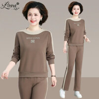 Đồ bộ thu đông mặc nhà cho mẹ cho bà - Bộ đồ mặc nhà cao cấp