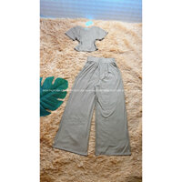 Đô bộ thun áo ngắn quần ống rộng size 45-50kg (tặng thêm quà )