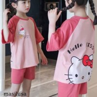 đồ bộ thun  bé gái xinh xắn mặc nhà siêu dễ thương