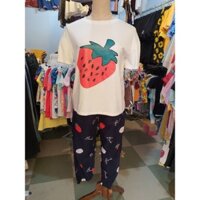 đồ bộ thun cotton 100% quần kate