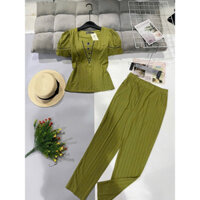 Đồ bộ thun gân nhật trung niên hàng thiết kế cao cấp mới