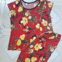 Đồ bộ trung niên thun ati ống rộng