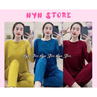 Đồ bộ ủ kem thun lạnh, siêu mát mịn (40kg-68kg)