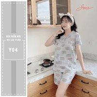 Đồ bộ Yukata hình voi JANE màu xám Y04 Đẹp 💝
