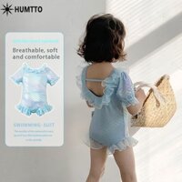 Đồ bơi bé gái HUMTTO, Đồ bơi một mảnh cho trẻ em, Đồ bơi công chúa nàng tiên cá dễ thương