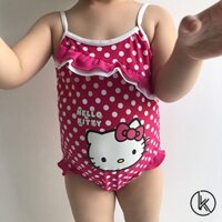 Đồ bơi bé gái liền thân hello kitty xinh xắn (12kg - 37kg)