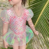 Đồ Bơi Bé Gái Trẻ Em Váy Một Mảnh Đồ Bơi Cá Cá Dễ Thương Nàng Tiên Cá Đồ Bơi Cho Bé