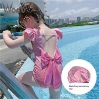 Đồ bơi bé gái WO MA, Đồ bơi một mảnh cho trẻ em, Đồ bơi nàng tiên cá, 2-12 tuổi