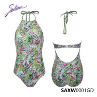 Đồ Bơi Bikini Cao Cấp Hoa Văn Xanh Swimwear By Sabina SAXW0001GD 😍 -