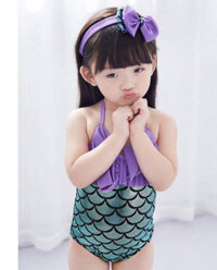 Đồ bơi cho bé gái nàng tiên cá Size 2 - 6T 016