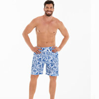 Đồ bơi đồ bơi in hoa quần đi biển Kiểu Mới quần sexy một mảnh Đồ bơi bơi cổ điển nam
