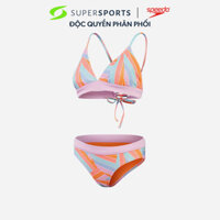 Đồ Bơi Hai Mảnh Nữ Speedo Printed Banded Triangle - Hồng  - 8-00440716790