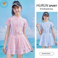 Đồ bơi IQ Angel Girl, Đồ bơi một mảnh cho trẻ em, 6-12 tuổi, Đồ bơi tập luyện chuyên nghiệp