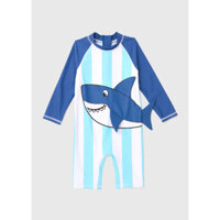 Đồ bơi Matalan bé trai dạng body suit họa tiết 3D size 1 tuổi - 5 tuổi (10kg - 20kg)